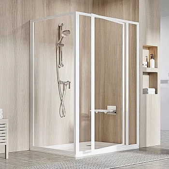 Душевой уголок Ravak Supernova SDOP+PSS 90х90x185 профиль белый/стекло прозрачное