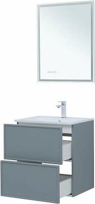 Тумба с раковиной Aquanet Арт 313274 60 мисти грин