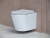 Унитаз подвесной Ceramica Nova Balearica CN6000_1001W_1000 безободковый, с крышкой микролифт, с инсталляцией и белой кнопкой