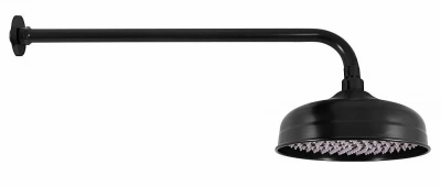 Верхний душ с держателем Rav-Slezak SK0020CMAT черный матовый