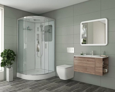 Душевая кабина с сенсором Niagara Premium NG- 6001-01G 90x90