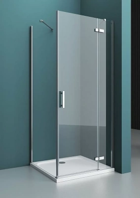 Душевой уголок BelBagno KRAFT A-12 80x80 прозрачный/хром