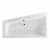 Ванна акриловая EXCELLENT Sfera ULTRA WAEX.SFL17.ULTRA.BR 170x100 белая с гидромассажем