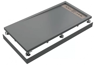 Поддон литьевой Good Door Stella 70x100 Графит