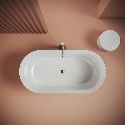 Ванна отдельностоящая Artceram PETIT Livingtec 140х70 белая матовая
