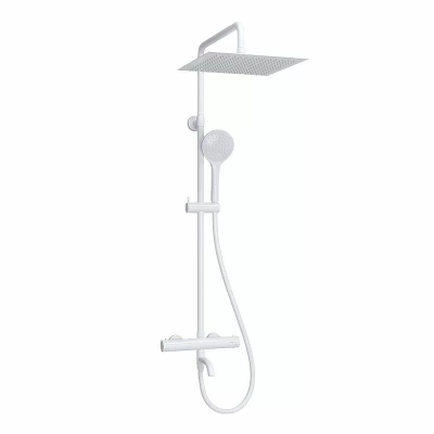 Душевая система WasserKraft Mindel 8500 SET2635 Thermo белый Soft-touch