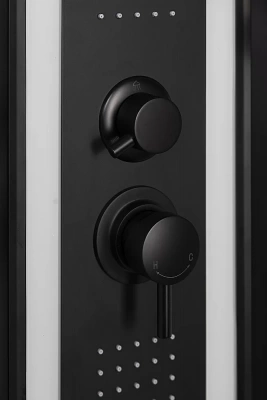 Душевая кабина с сенсором Niagara Premium NG- 6902-01GD BLACK 100x100