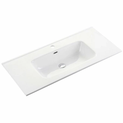 Тумба с раковиной Sancos Urban UR90W белый глянец