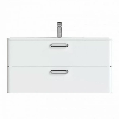 Тумба с раковиной IDDIS Brick BRI10W1i95K 100 белая