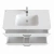 Тумба с раковиной IDDIS Brick BRI10W1i95K 100 белая
