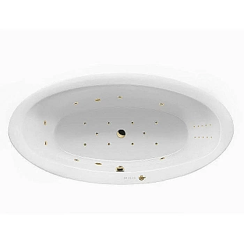 Ванна акриловая Excellent Lumina ULTRA NANO WAEX.LUM19.ULTRANANO.GL 190х95 белая с гидромассажем