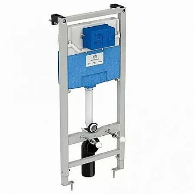 Унитаз подвесной с инсталляцией Ideal Standard Prosys Connect Air R031001 белый/кнопка хром, с крышкой микролифт