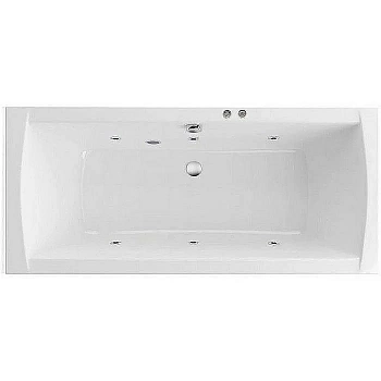 Ванна акриловая Excellent Aquaria Lux Slim SOFT WAEX.AQU18S.SOFT.CR 180x80 белая с гидромассажем