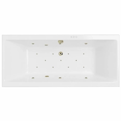 Ванна акриловая EXCELLENT Pryzmat RELAX WAEX.PRY20.RELAX.BR 200x90 белая с гидромассажем