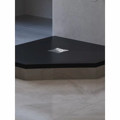 Душевой поддон RGW ST/T-G Stone Tray 16155100-02 100x100 графит