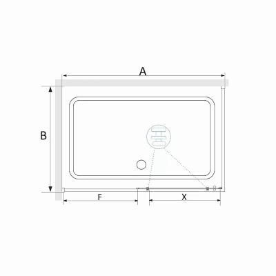 Душевой уголок RGW Stilvoll SV-42-1B (SV-12B+Z-060-2B) 120x90 323242129-014 стекло прозрачное/профиль черный