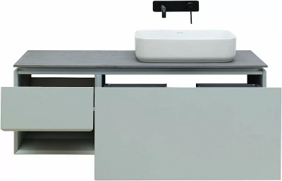 Тумба с раковиной Allen Brau INFINITY 120 1+1 папирус матовый
