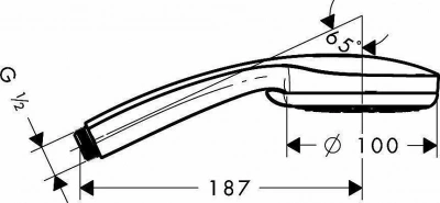 Душевая лейка Hansgrohe Croma 28537000