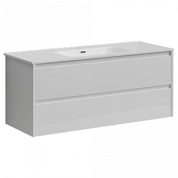 Тумба с раковиной Sancos Libra LB120-1W белый глянец