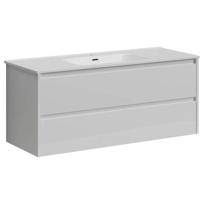 Тумба с раковиной Sancos Libra LB120-1W белый глянец