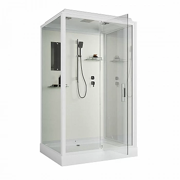 Душевая кабина Niagara Standart ST100/80/15Q 100х80 стекло прозрачное/профиль белый
