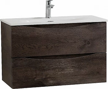 Тумба с раковиной BelBagno MARINO-CER-MINI-800-2C-SO-RNG-P Rovere Nature Grigio