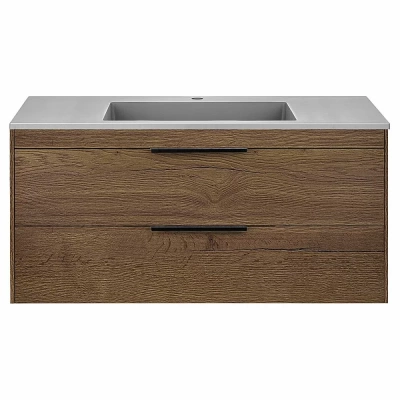 Тумба с раковиной Vincea Chiara 2D 1000 T.Oak