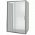 Душевой уголок Good Door Infinity WTW+SP+SP 120х80 стекло матовое/профиль хром