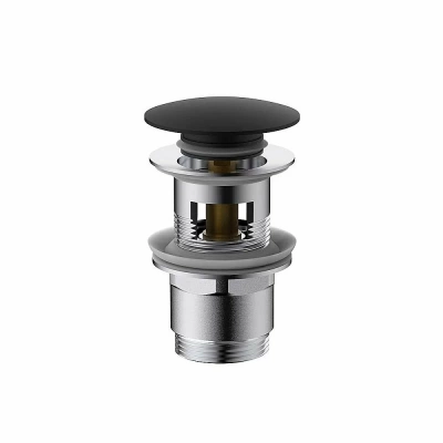 Донный клапан Vincea DPU-1B01MB черный