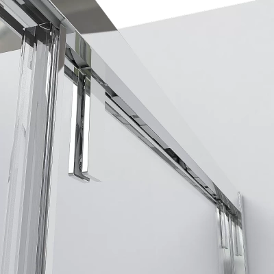 Душевой уголок Vincea Lugano VSR-1L1012CLGM-1 120x100 стекло прозрачное/профиль вороненая сталь