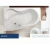 Ванна акриловая Vagnerplast Melite 160x105