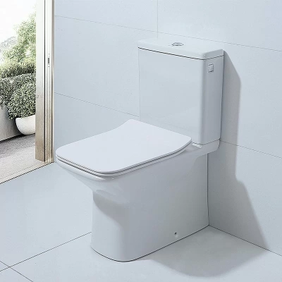 Унитаз-компакт Orans Ceramic OLS-WM9904 безободковый, с бачком, с крышкой микролифт