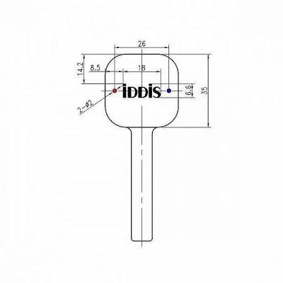 Гигиенический душ IDDIS Axes 004BLS0i08 матовый черный