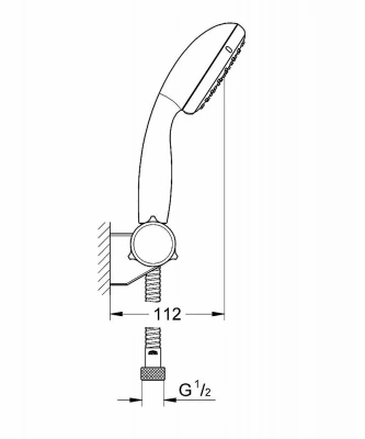 Душевой набор Grohe New Tempesta Classic 2760110E