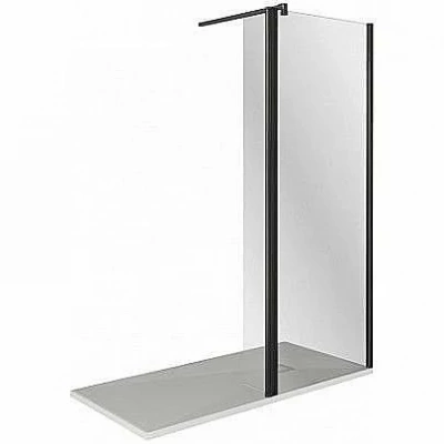 Душевая перегородка Good Door WALK IN SP2-100-C-B черный матовый
