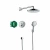 Душевая система Hansgrohe Raindance Select S 27297000 хром