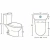 Унитаз напольный Aquanet Ray 326011 безободковый, с бачком, с крышкой микролифт, слив торнадо