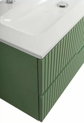 Тумба с раковиной Cezares Duet 120 DUET-N-1200-2C-SO-PS-P фисташковый софт