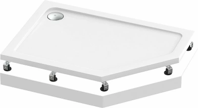 Душевой поддон Good Door Пента 120x80 левый белый