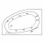 Ванна акриловая EXCELLENT Kameleon LINE WAEX.KML17.LINE.GL 170x110 белая с гидромассажем