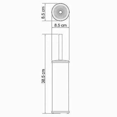 Ёршик для туалета WasserKRAFT K-1127