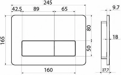Кнопка для инсталляции IDDIS Unifix UNI10W0i77