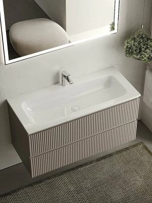 Тумба с раковиной Sancos SNOB R SNR100SM 100 Doha Soft