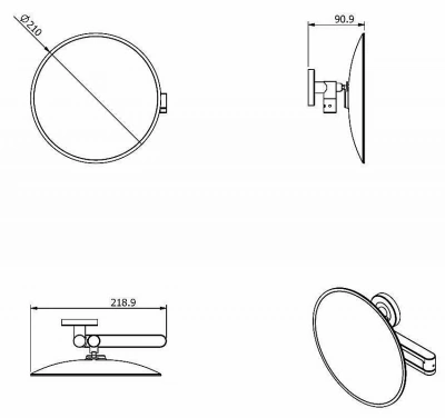Зеркало косметическое Langberger Accessories 75885-5