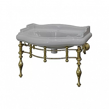 Консоль с раковиной Caprigo Concol  LOW 7060/73 Золото