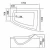 Ванна акриловая Gemy Glass Panel G9056 O 170х130 белая с гидромассажем Ванна акриловая Gemy Glass Panel G9056 O 170х130 белая с гидромассажем