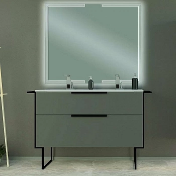 Тумба с раковиной Cezares URBAN 120 55163 120 Grigio opaco
