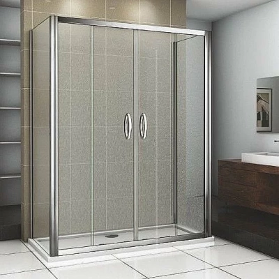 Душевой уголок Good Door Infinity WTW-TD+SP+SP 170х70 стекло матовое/профиль хром