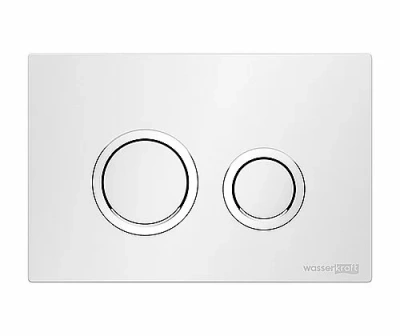 Инсталляция для унитаза WasserKraft Dill 61TLT.010.ME.WH01 с кнопкой белый/хром