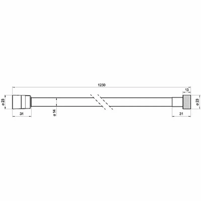 Гигиенический душ Bossini Paloma Flat E37015B.045 белый